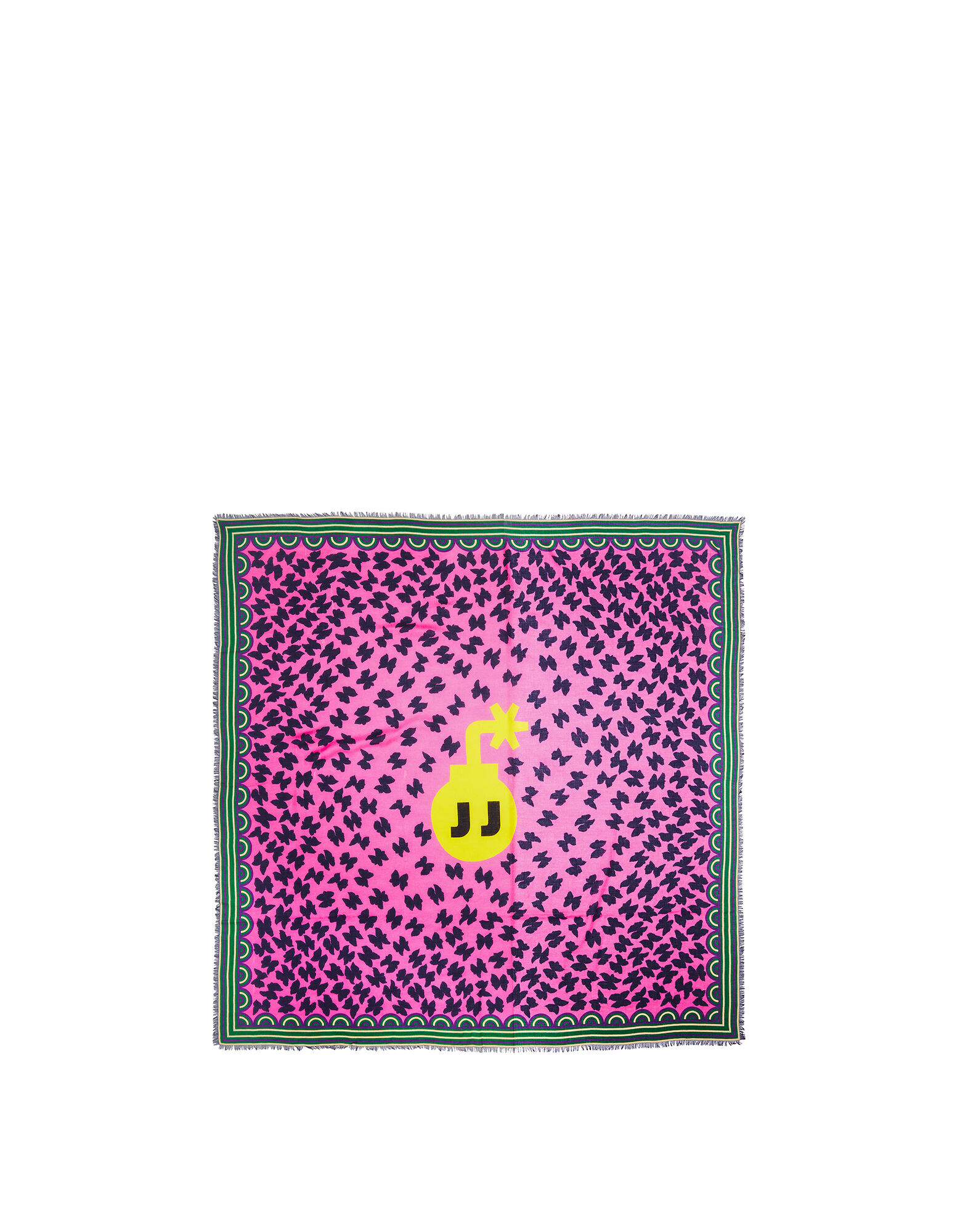 LaDoubleJ Square Scarf Farfalline SCA0006MOC001FAF0001