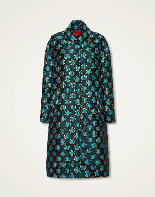 La DoubleJ Boxy Coat Winter Sun Emerald JAC0014JCQ060WSU01GR04