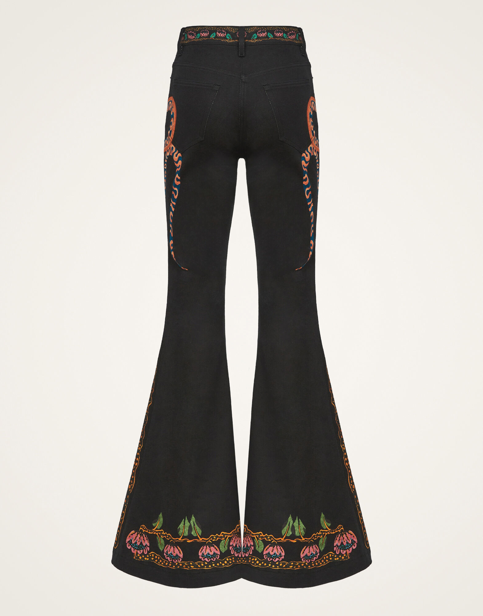 Superflare Jeans in Eve Black for Women La DoubleJ