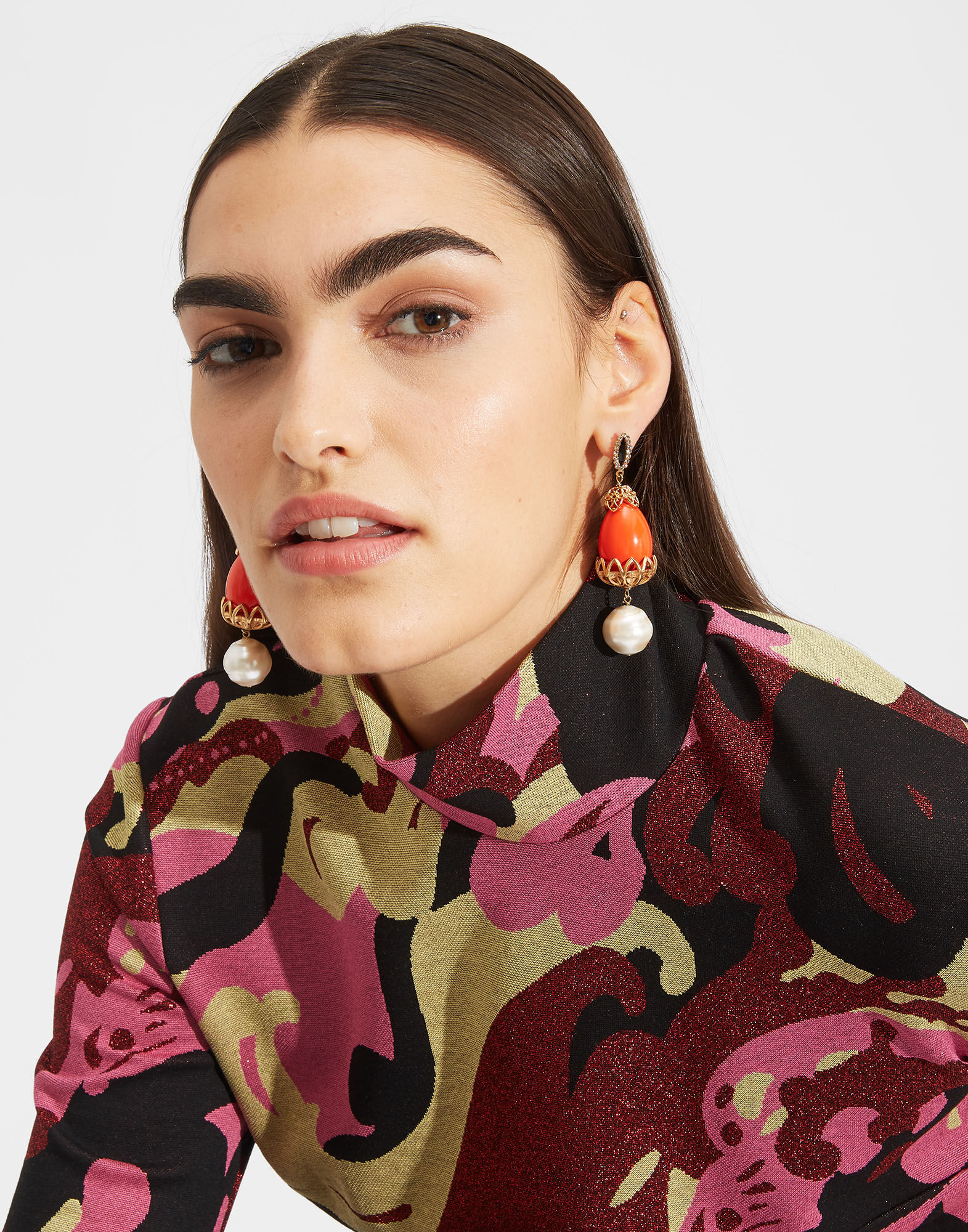 LaDoubleJ Turtleneck Meraviglia Rosso SHI0030JAC017MER0004