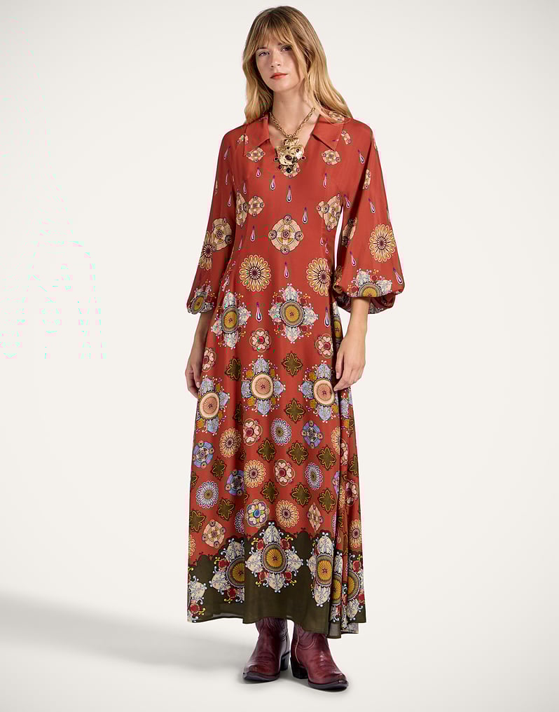 La DoubleJ Diva Dress La DoubleJ Diva Dress Nucleus Rust DRE0776VIS019NUC01OR04
