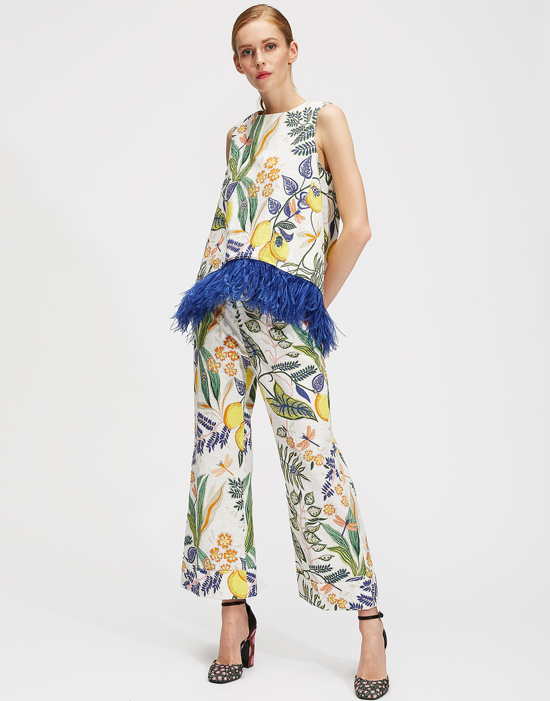 LaDoubleJ Hendrix Pants LaDoubleJ Hendrix Pants Botanical TRO0014COT005BOT0001