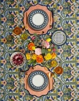 La DoubleJ Cloud Placemat Set Of 2 La DoubleJ Cloud Placemat Set Of 2 Rainbow Rose TBM0003LIN006RAI0027