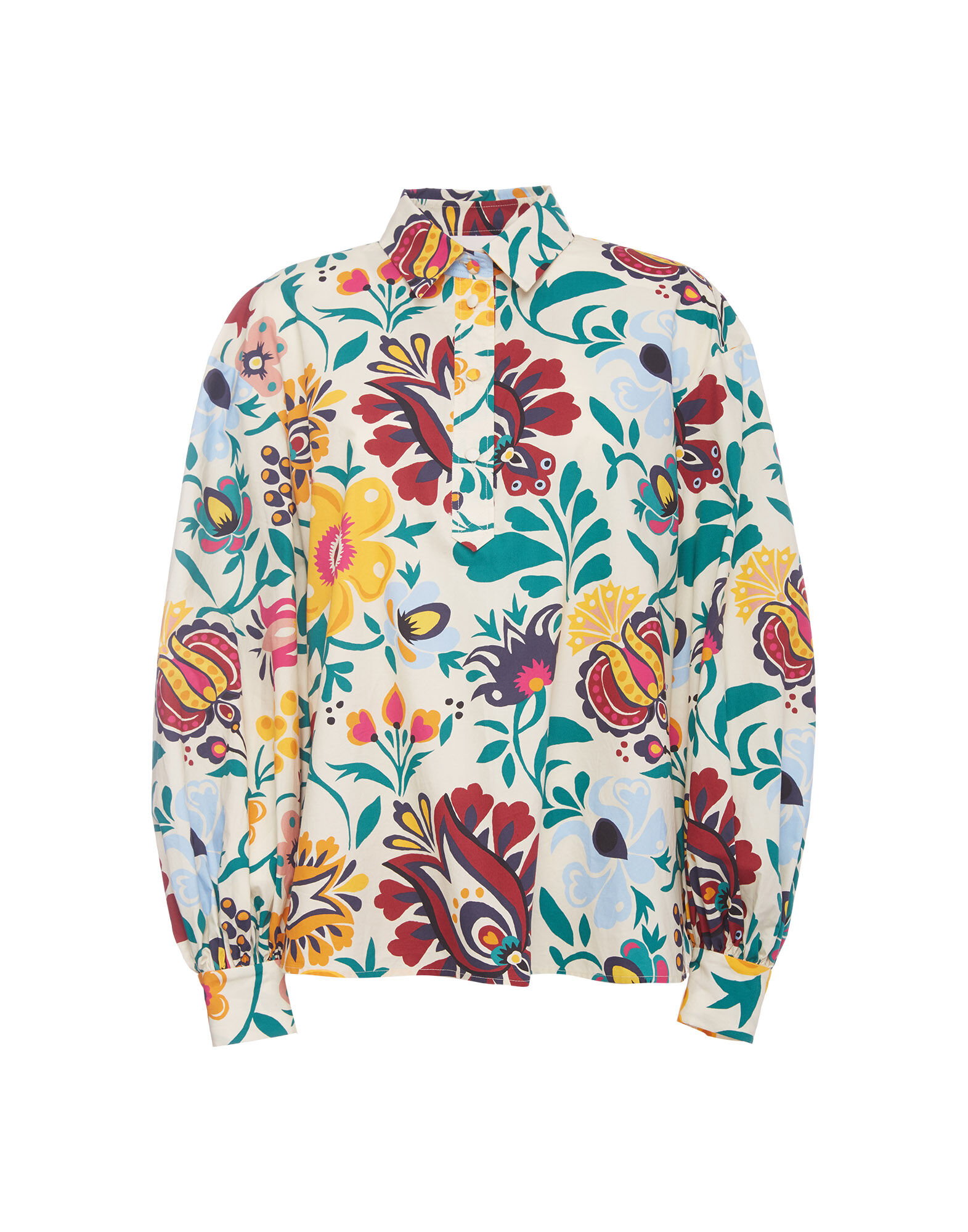 LaDoubleJ Poet Shirt Selva Bianco SHI0055COT001SEL0002