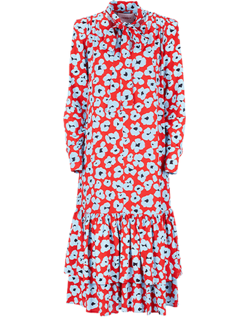 LaDoubleJ Good Witch Dress Flower Leopard DRE0088VIS001FLL0001