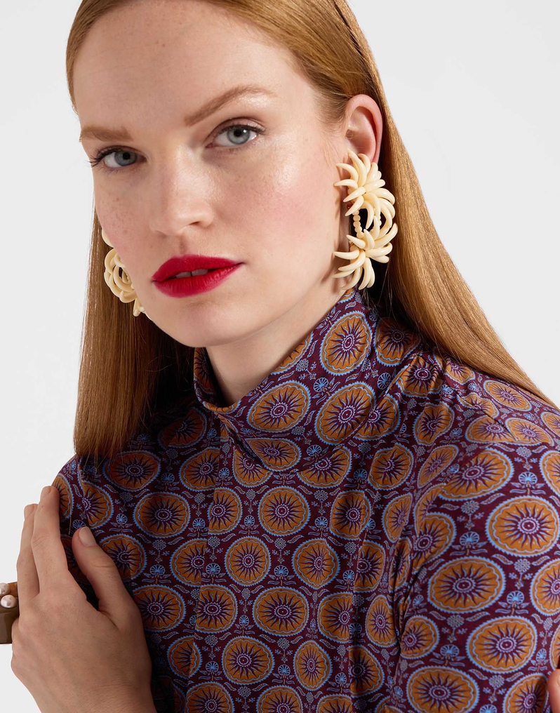 La DoubleJ Turtleneck La DoubleJ Turtleneck Sovereign Mini Purple SHI0030JER005SOV02PU01