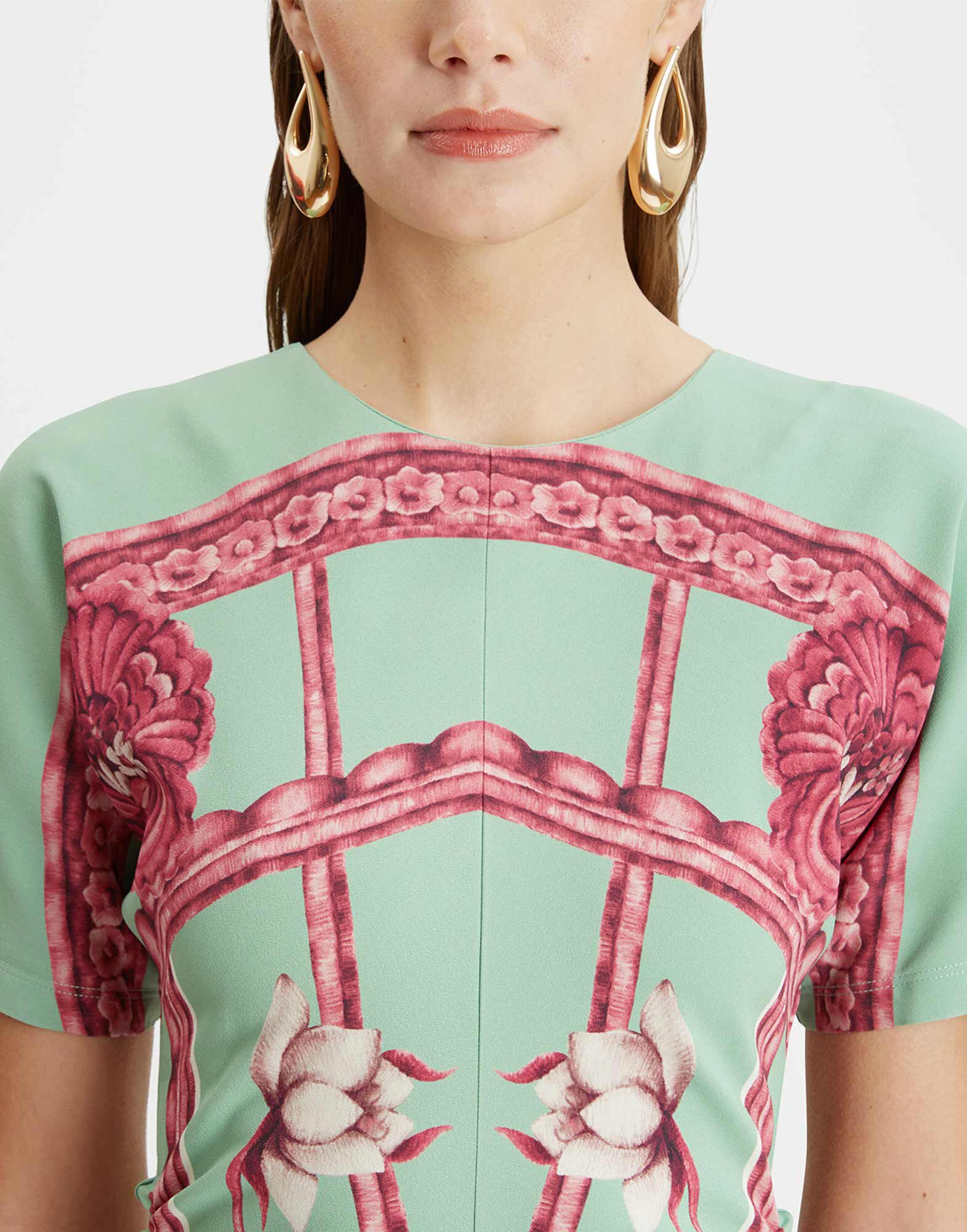 Angelica Dress in Zodiac Placée Acquamarine for Women | La