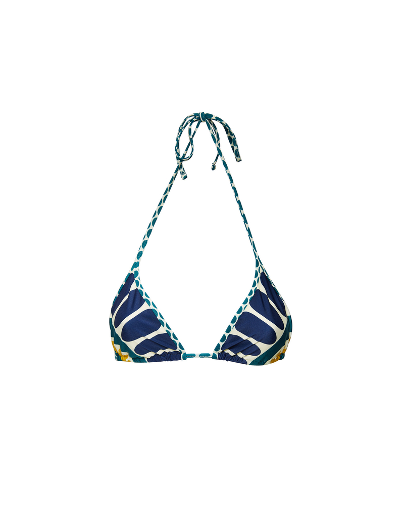 La DoubleJ Bikini Top La DoubleJ Bikini Top Blue Solar Placée SWI0032LYC003SOL0005