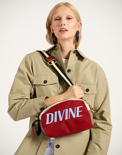 La DoubleJ Divine Beauty Bag La DoubleJ Divine Beauty Bag Solid Bordeaux BAG0090COT079SOLIDRE02