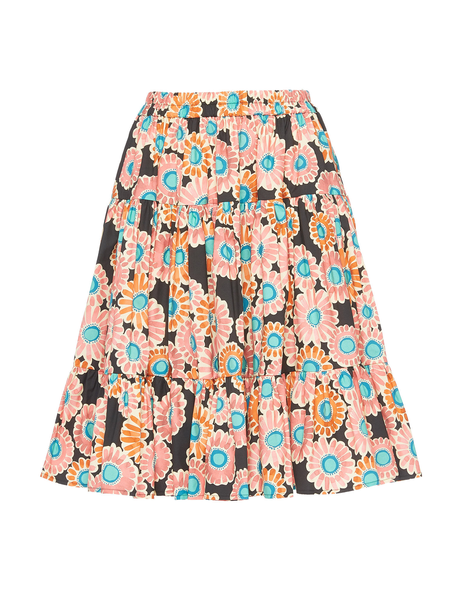 La DoubleJ Love Skirt Crazy Daisy Black SKI0038COT001DAY0002