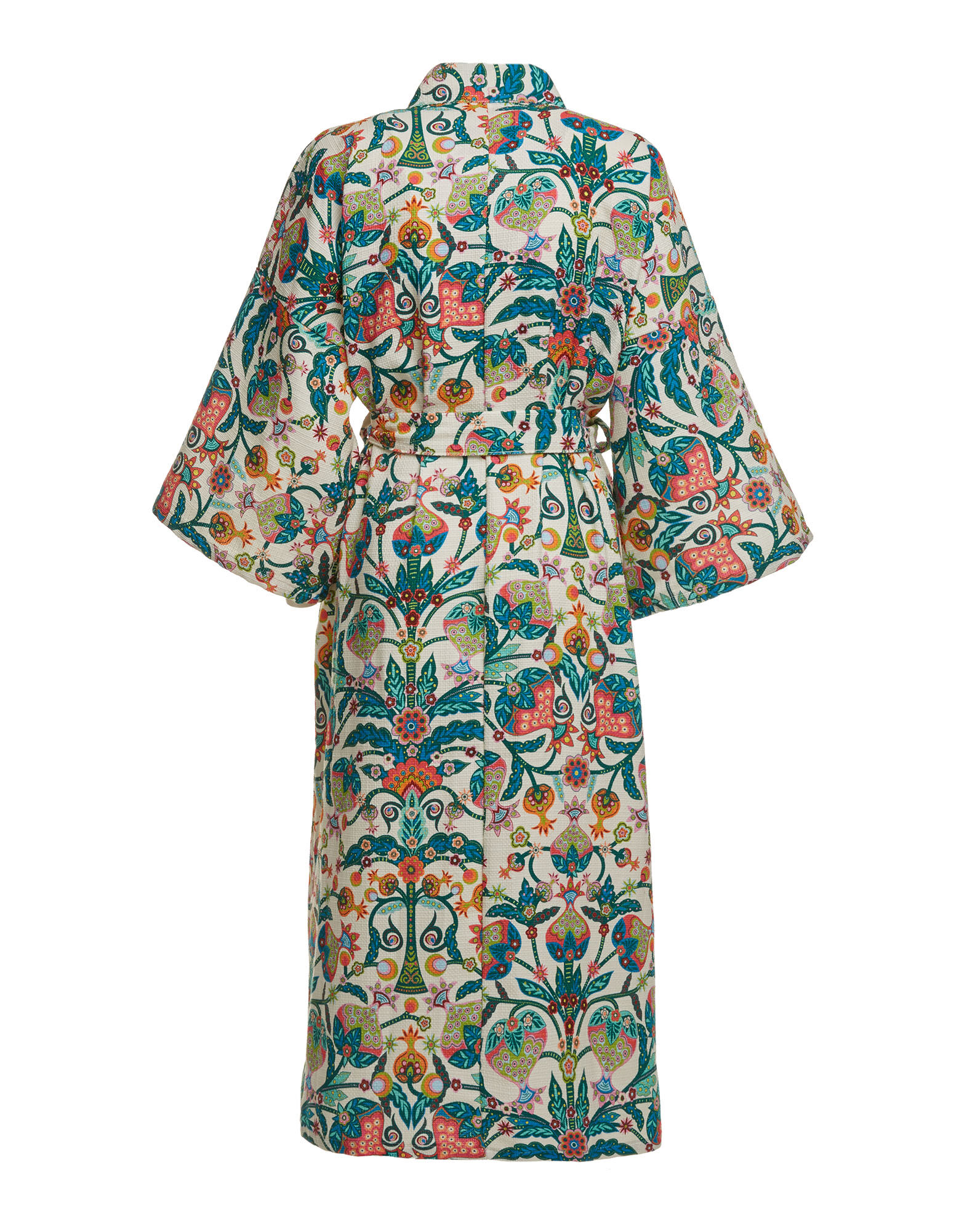 La DoubleJ Unisex Big Robe Tree Of Life Bianco JAC0035COT024TFL0001