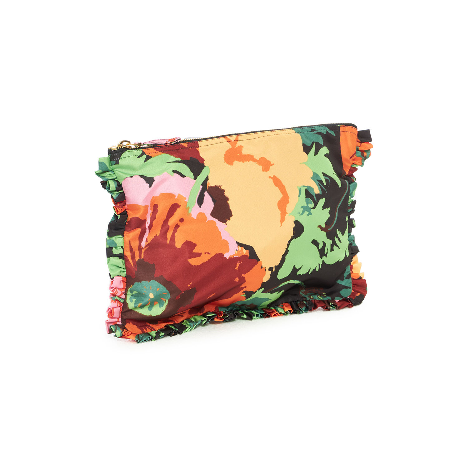 La Doublej Hand Pochette In Wonderland Black