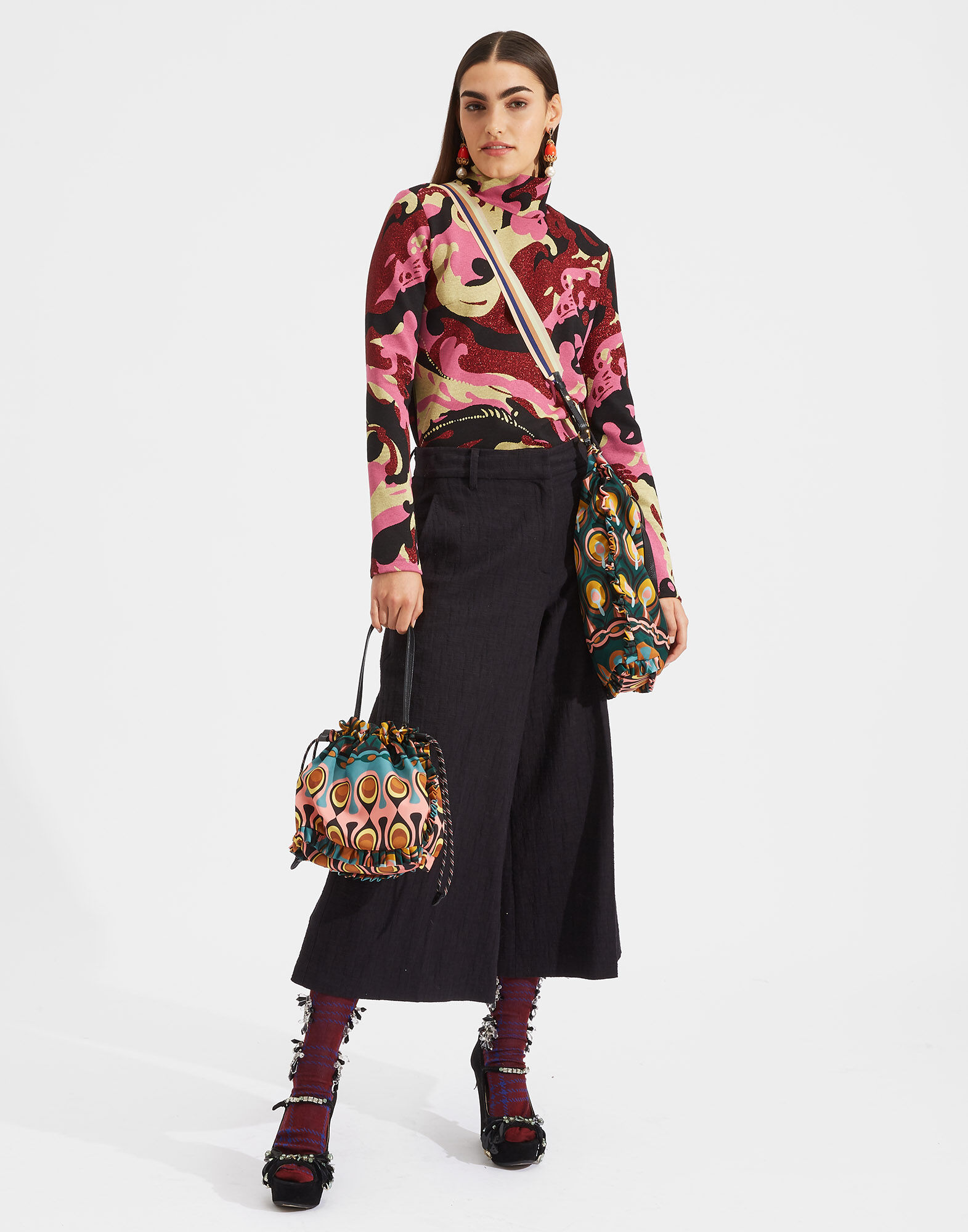 LaDoubleJ Turtleneck Meraviglia Rosso SHI0030JAC017MER0004