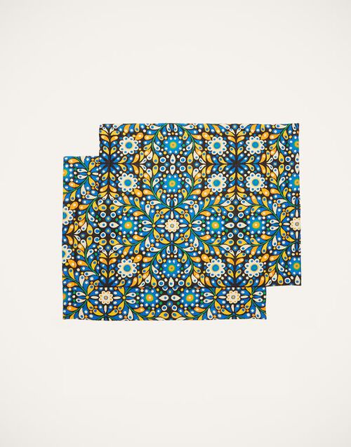 La DoubleJ Placemat Set Of 2 La DoubleJ Placemat Set Of 2 Confetti Blu TBM0001LIN001CON0002