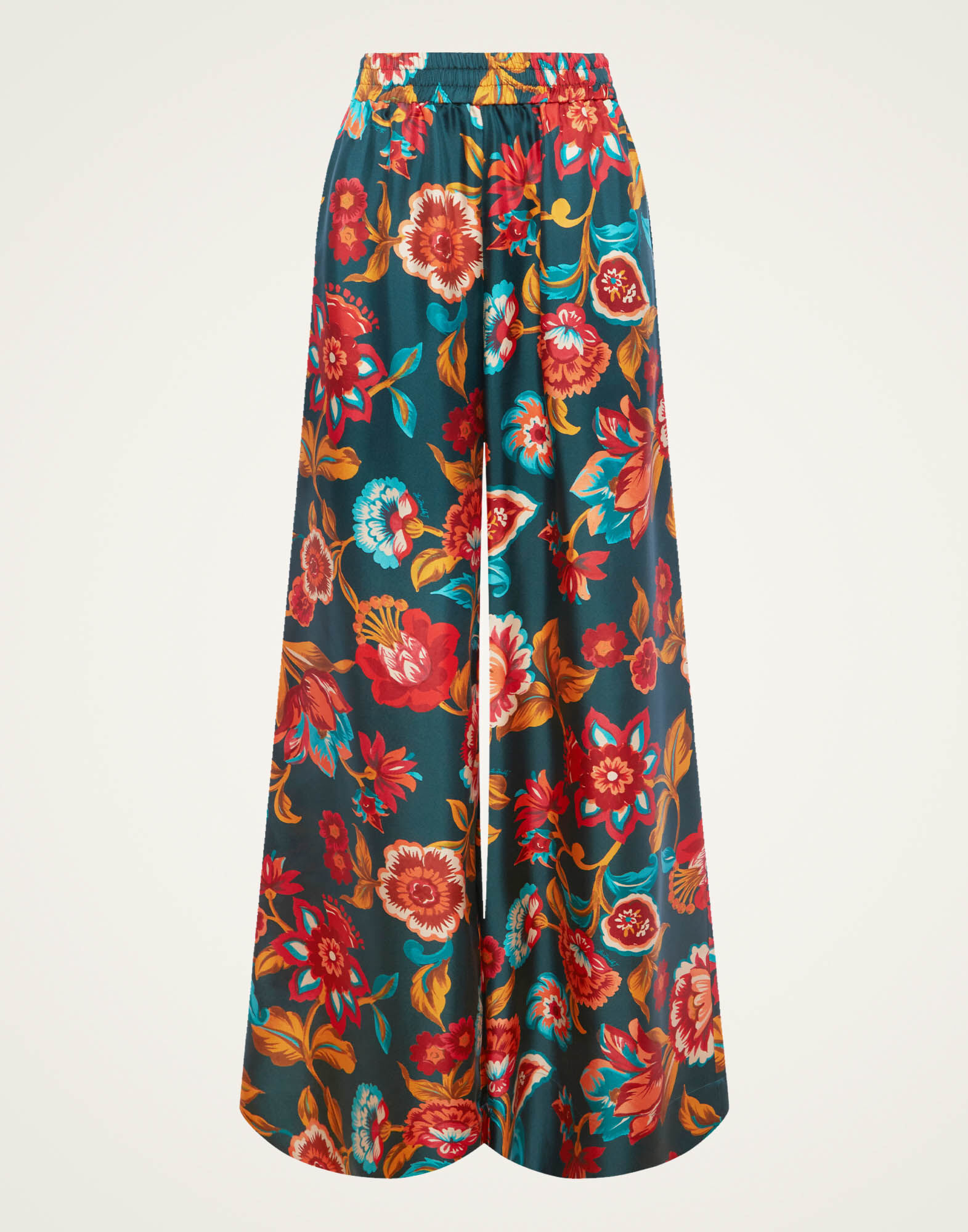 Palazzo Pants in Hottie Emerald for Women | La DoubleJ