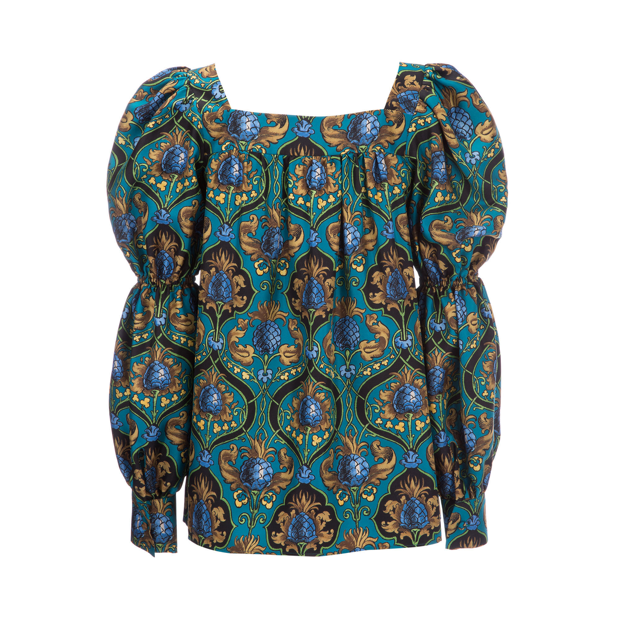 LaDoubleJ Peasant Top Ananas SHI0010SIL001ANA0001