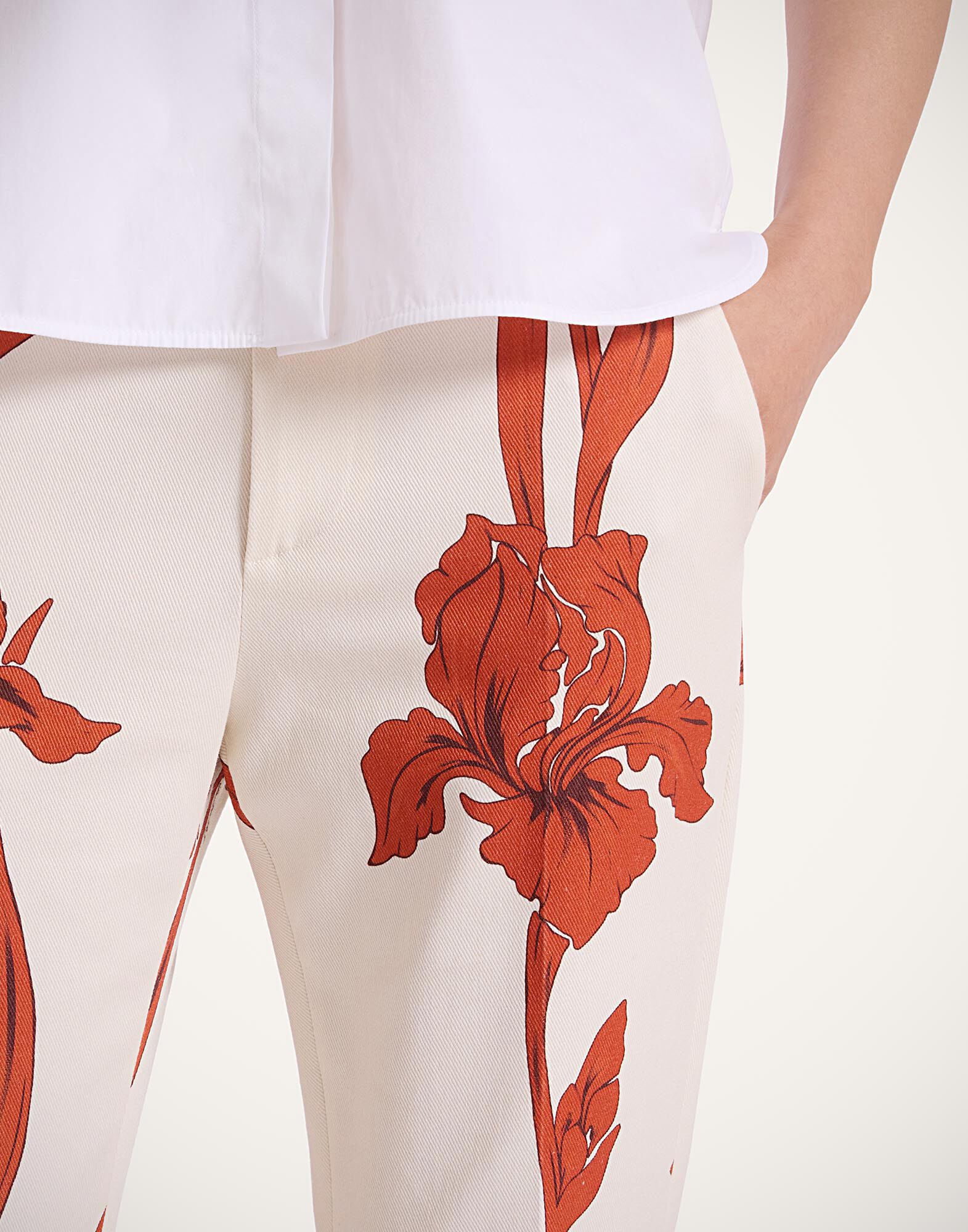 La DoubleJ Saturday Night Pants Iris Dark Orange TRO0030COT063IRS04OR03