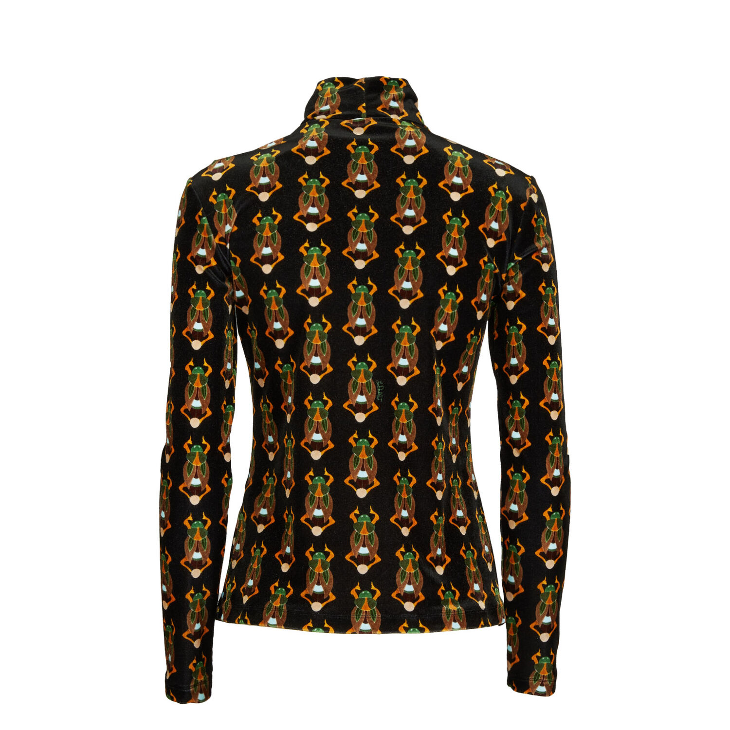 La Doublej Turtleneck In Scarab Black