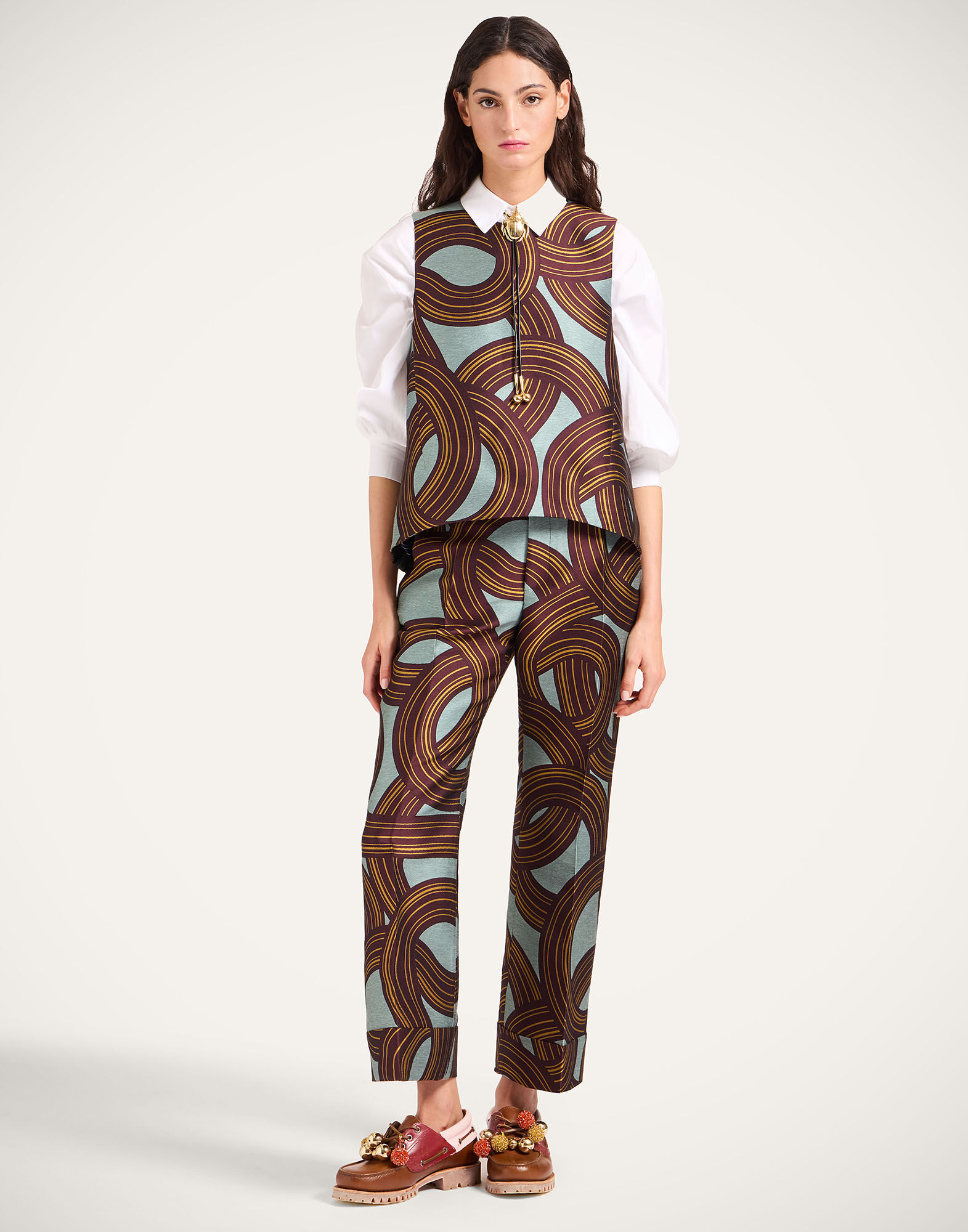 La DoubleJ Hendrix Pants Montecarlo Dusty Blue TRO0014JCQ097MTC02BU13