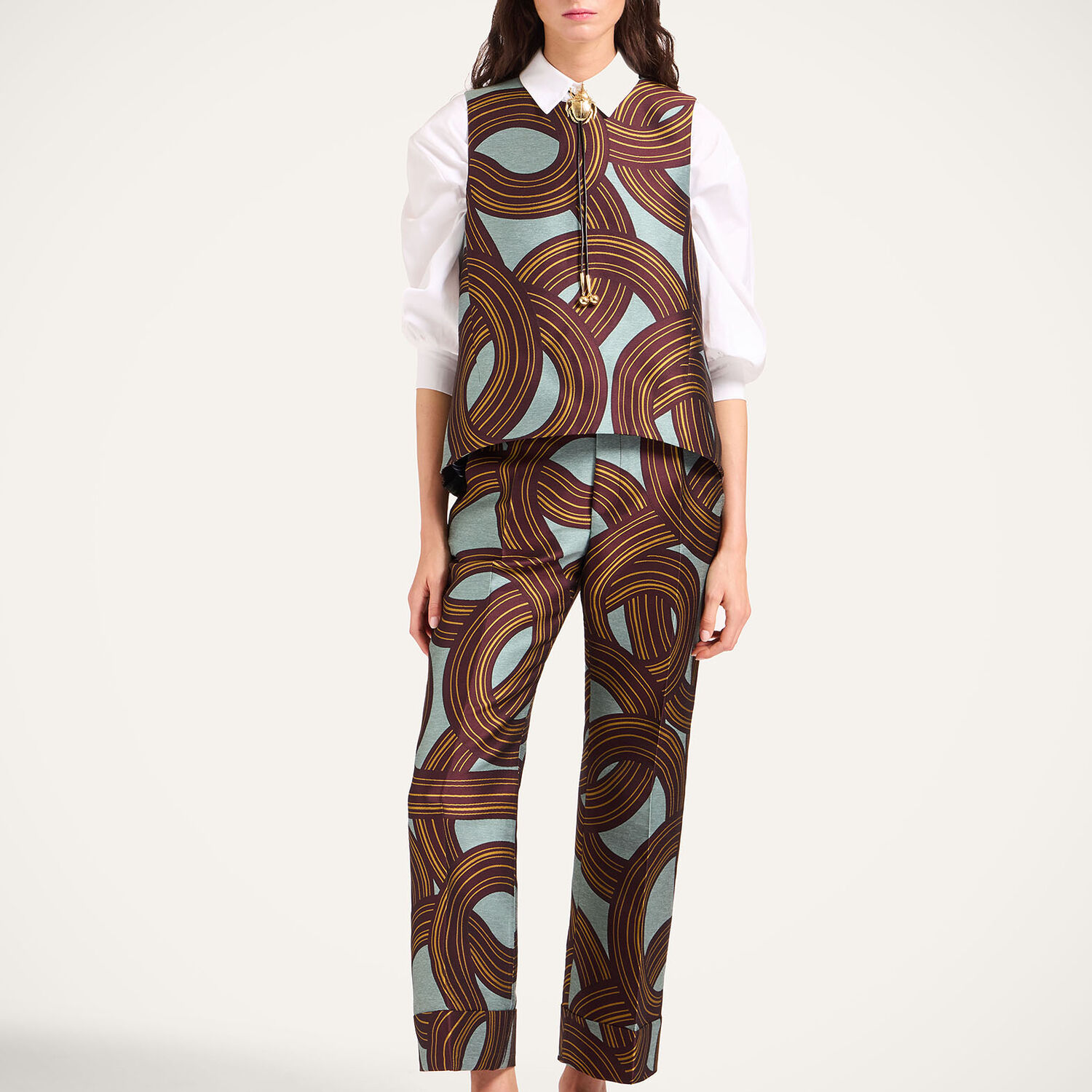  La Doublej Shorts & Pants Women - Hendrix Pants Montecarlo Dusty Blue M 57% Polyester 33% Recycled Polyester 10% Viscose 