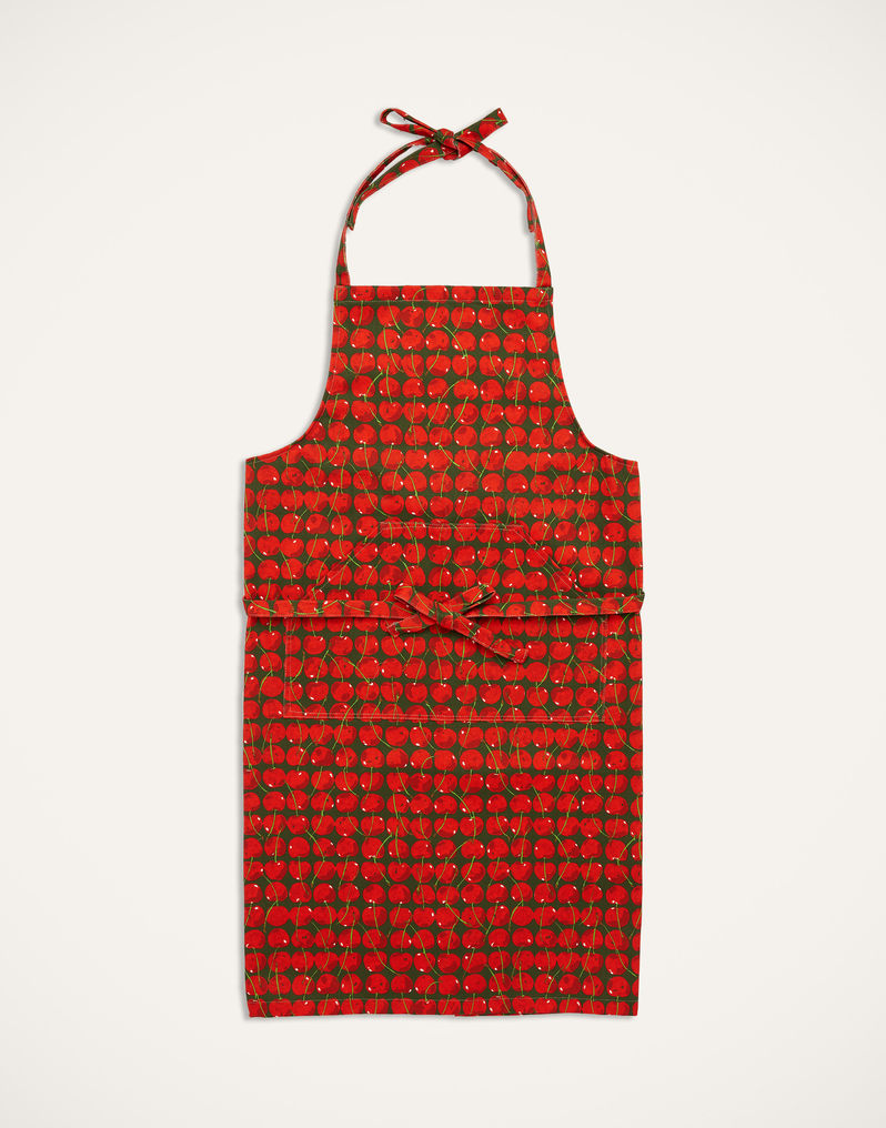 La DoubleJ Apron La DoubleJ Apron Cherries Verde APR0001COT018CHY0004