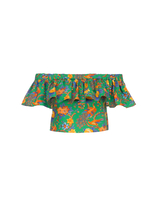 LaDoubleJ Double Love Top LaDoubleJ Double Love Top Pavone Verde SHI0022COT001PAV0003