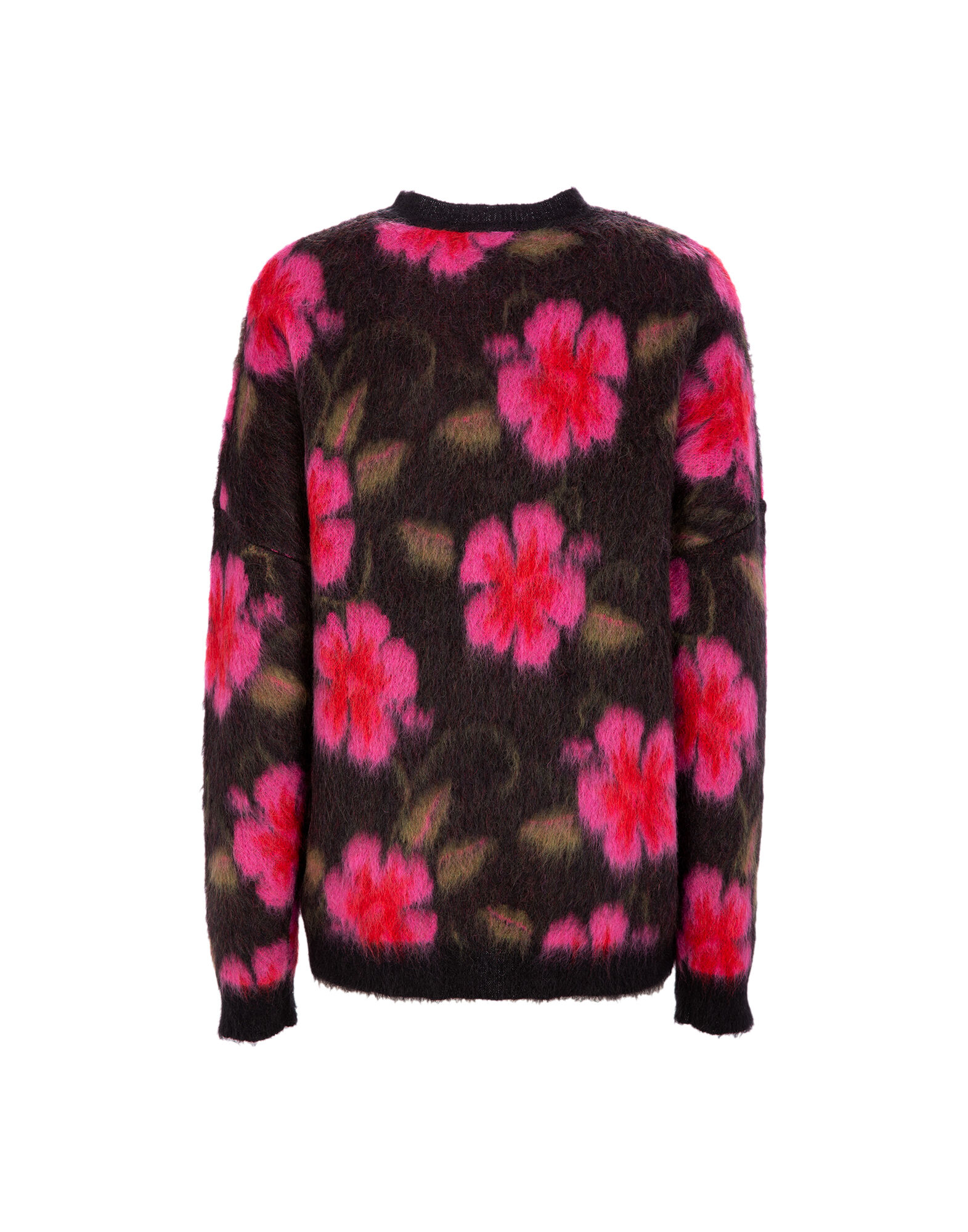 LaDoubleJ Oversize Crew Neck Hawaiian Flower PUL0018KNI012HAW0001