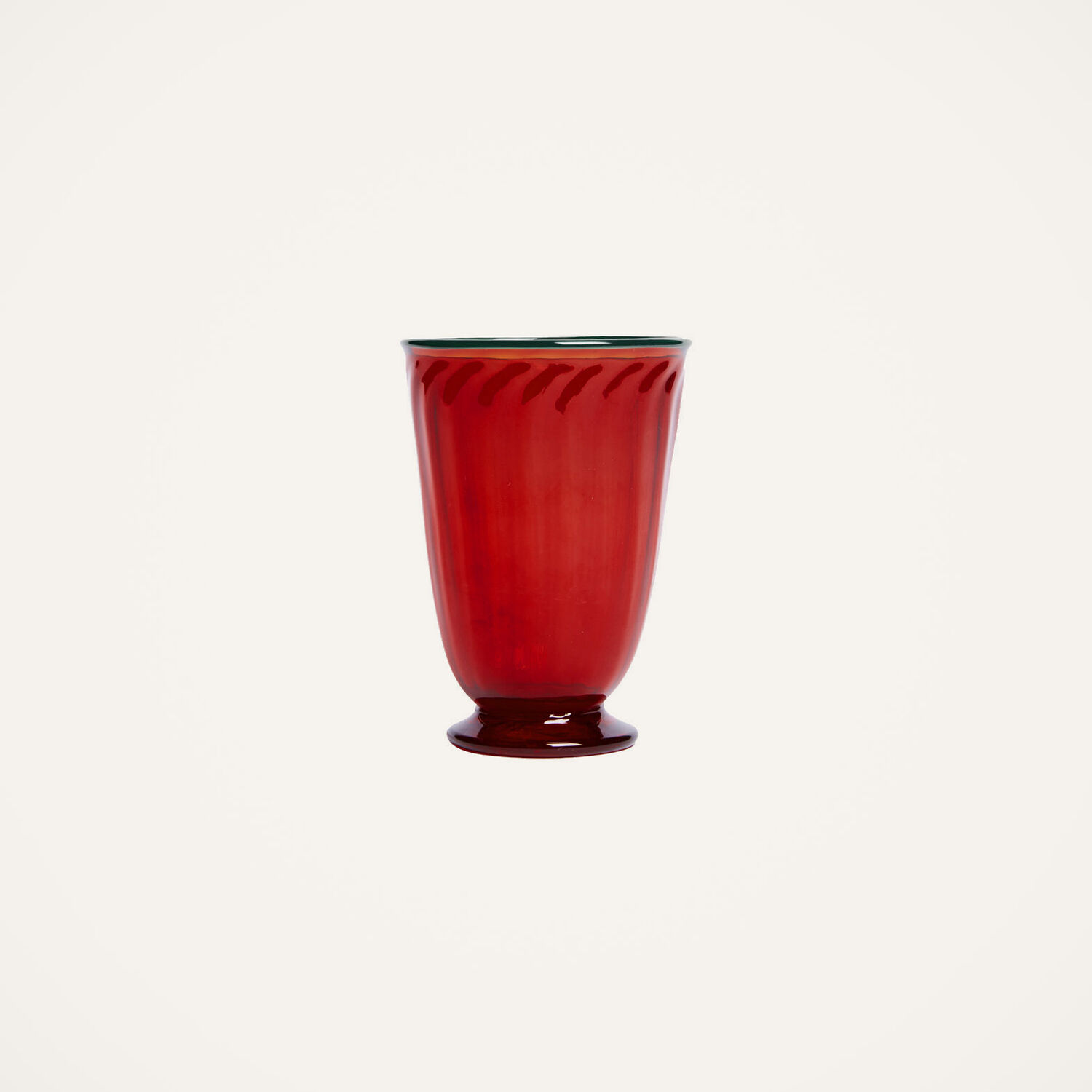 La Doublej Glassware Red Uni In Red
