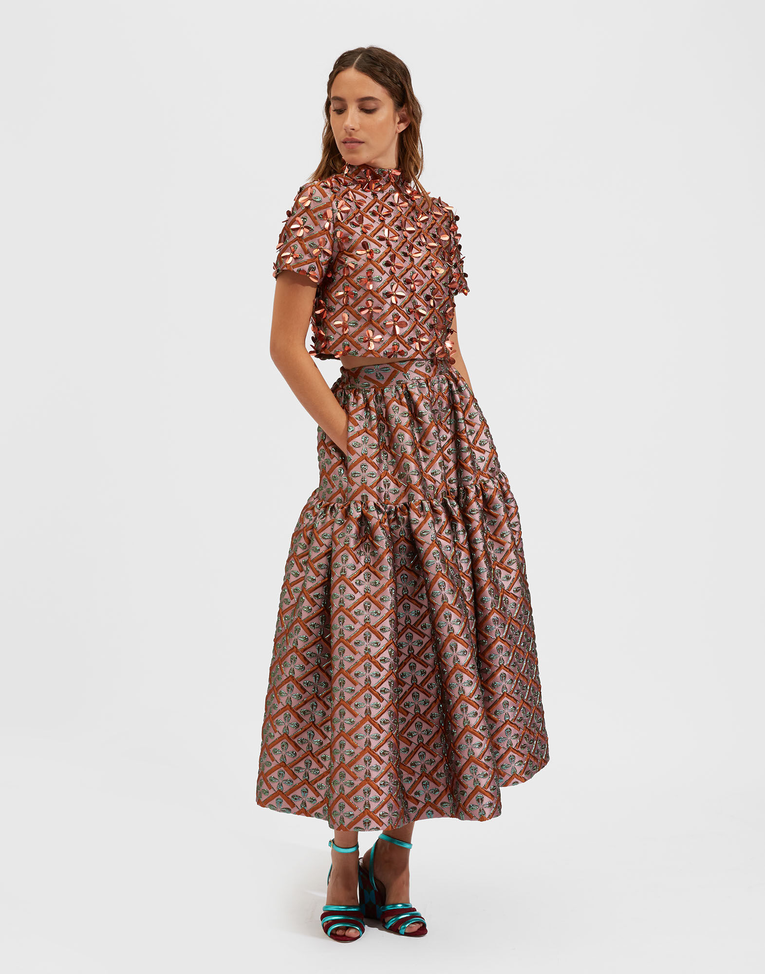 La DoubleJ Oscar Skirt Absinthe SKI0012JAC038ABS0001