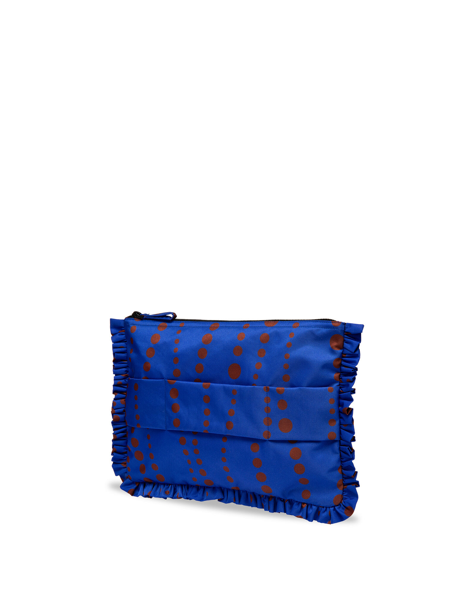 LaDoubleJ Hand Pochette Perle Blu BAG0002NYL001PER0002