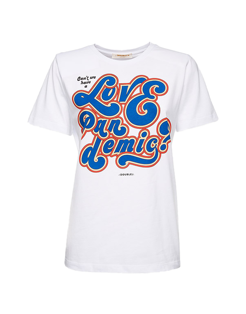 LaDoubleJ Slogan T-shirt Love Pandemic SHI0031JER010SLO0003