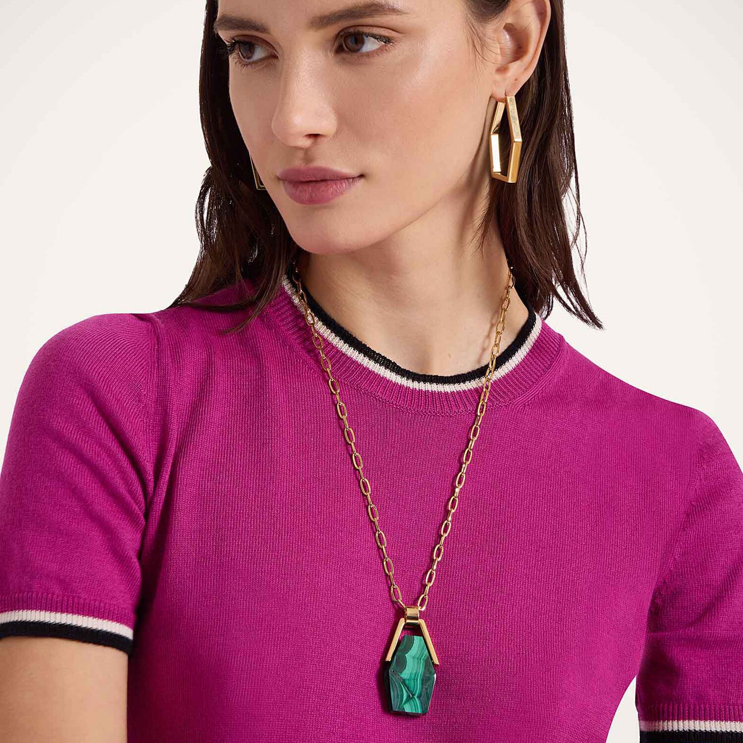 La Doublej Busy-bee Tee In Solid Pink