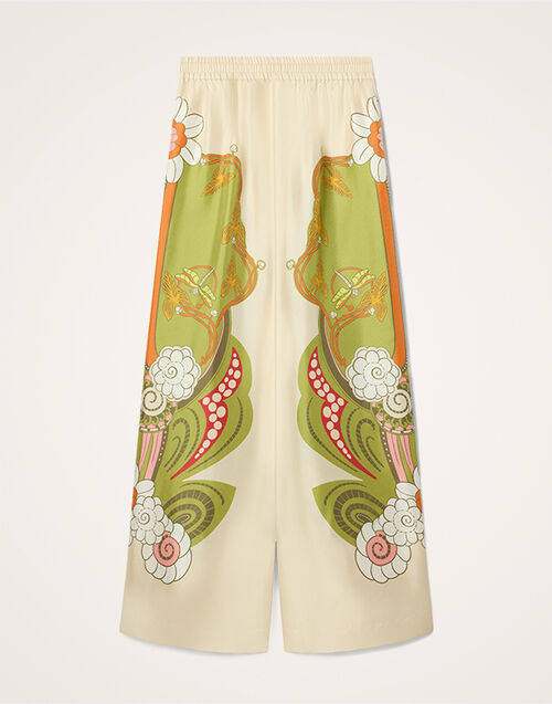 La DoubleJ Palazzo Pants Ambrosia Plac&eacute;e Ivory TRO0026SIL001AMB03WH04