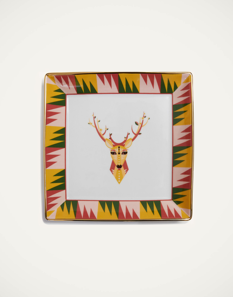 La DoubleJ Trinket Tray (20X20) La DoubleJ Trinket Tray (20X20) Deer DIS0057CER001SPA0005