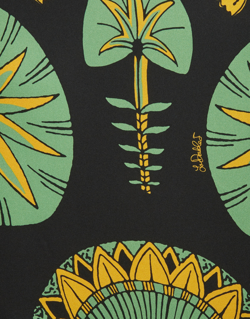 La DoubleJ Swing Dress La DoubleJ Swing Dress The Nile Placée Black DRE0001SIL001NIL01BL01