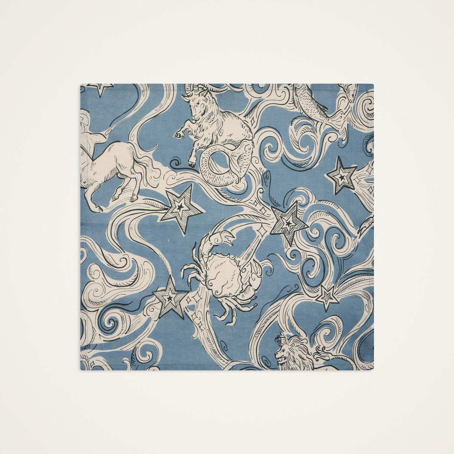 La Doublej Large Napkins Set Of 2 In Cosmos Light Blue