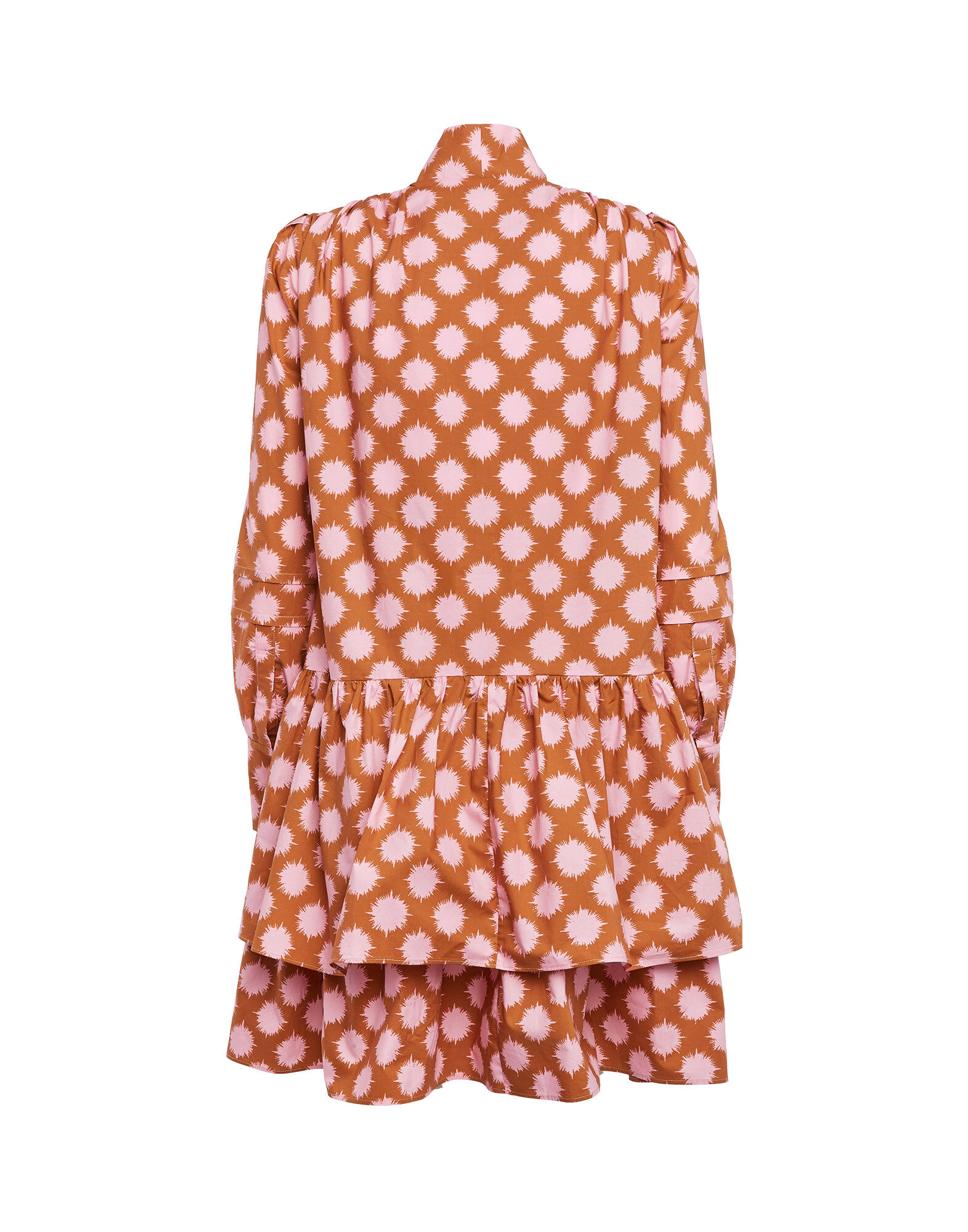 LaDoubleJ Short Good Witch Dress Pom Pom Rosa DRE0163COT001PMP0002