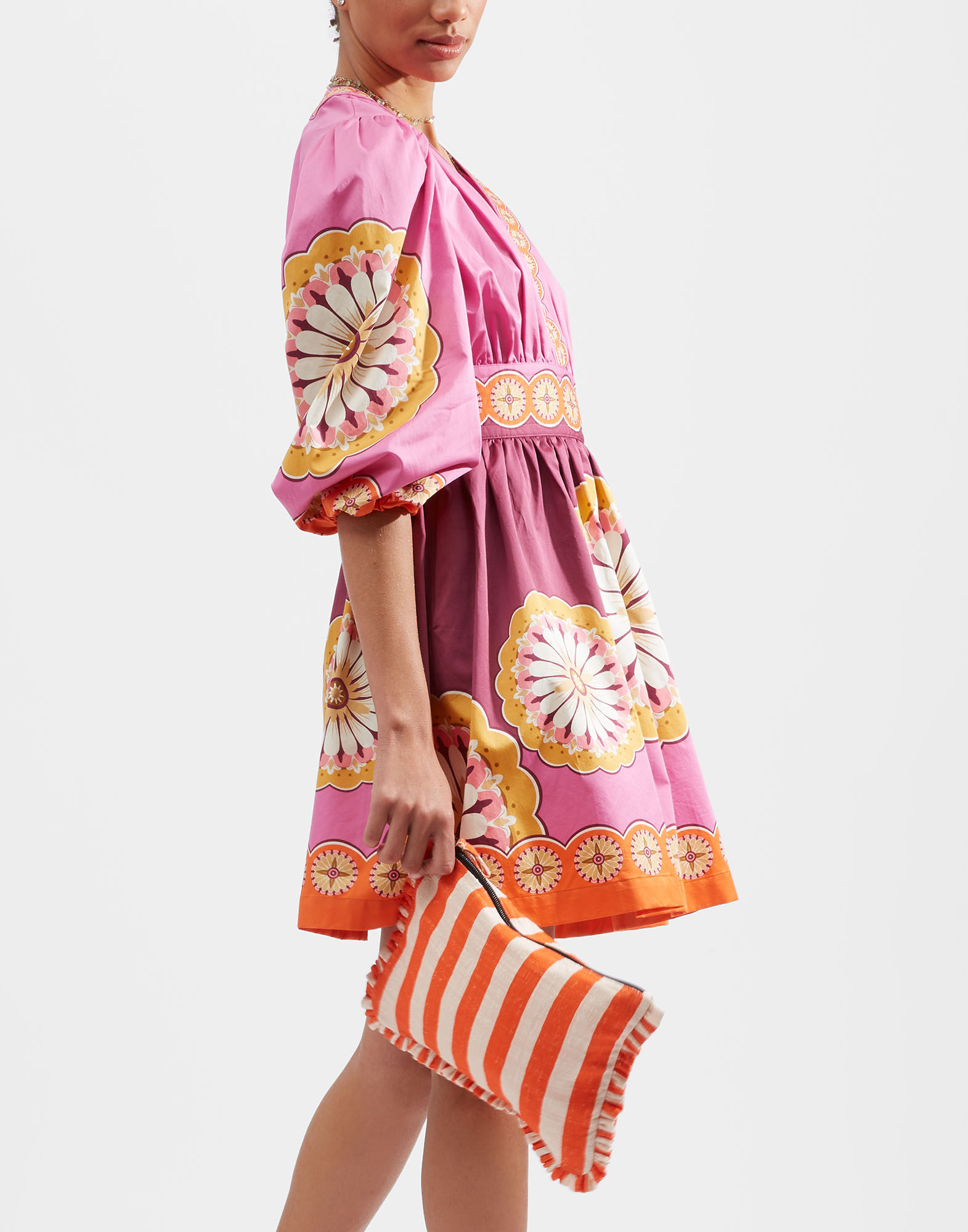 La DoubleJ Hand Pochette Riviera BAG0002COT005RIV01OR02