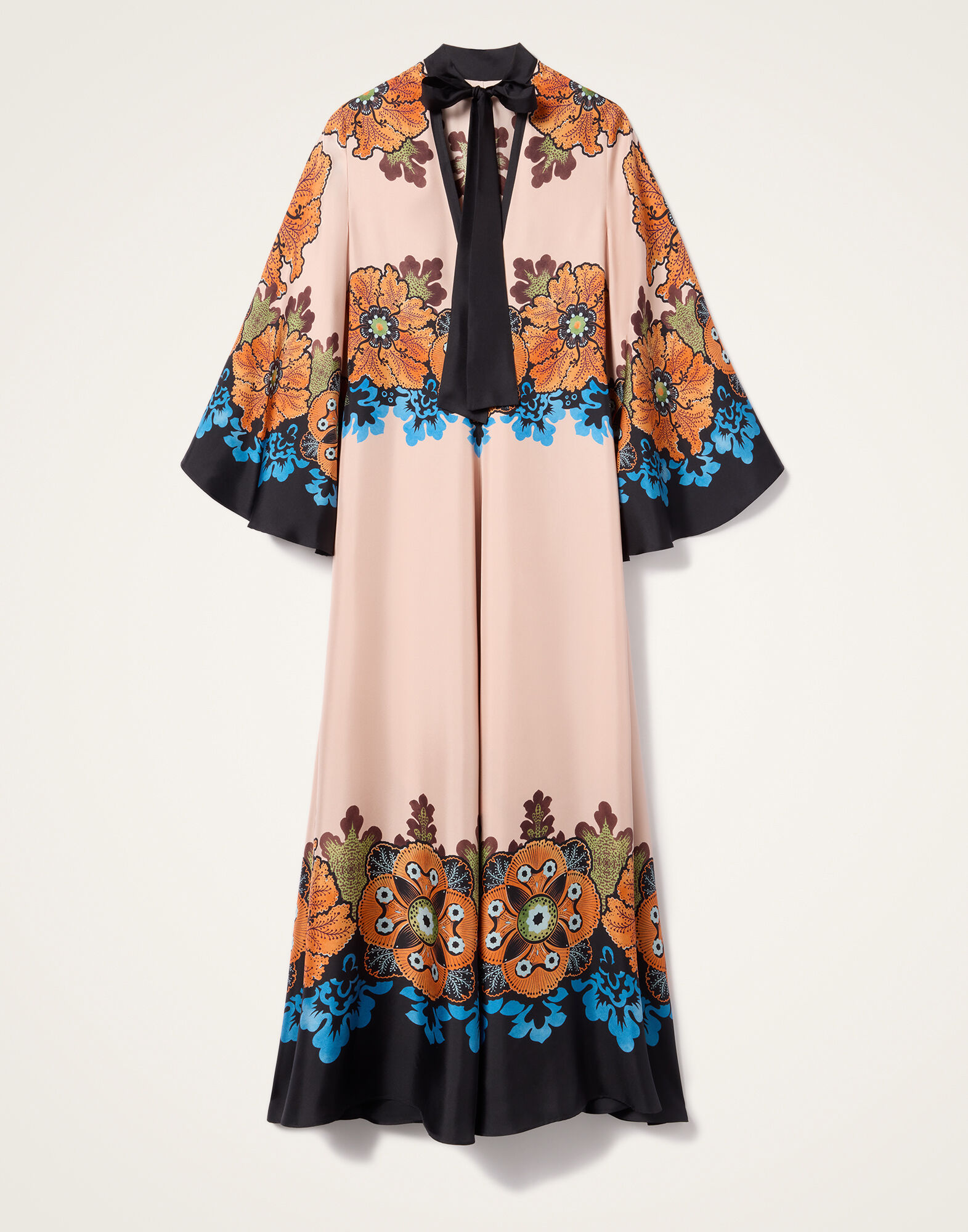 La DoubleJ Magnifico Dress Bounty Plac&eacute;e Orange DRE0232SIL006BOU01OR02