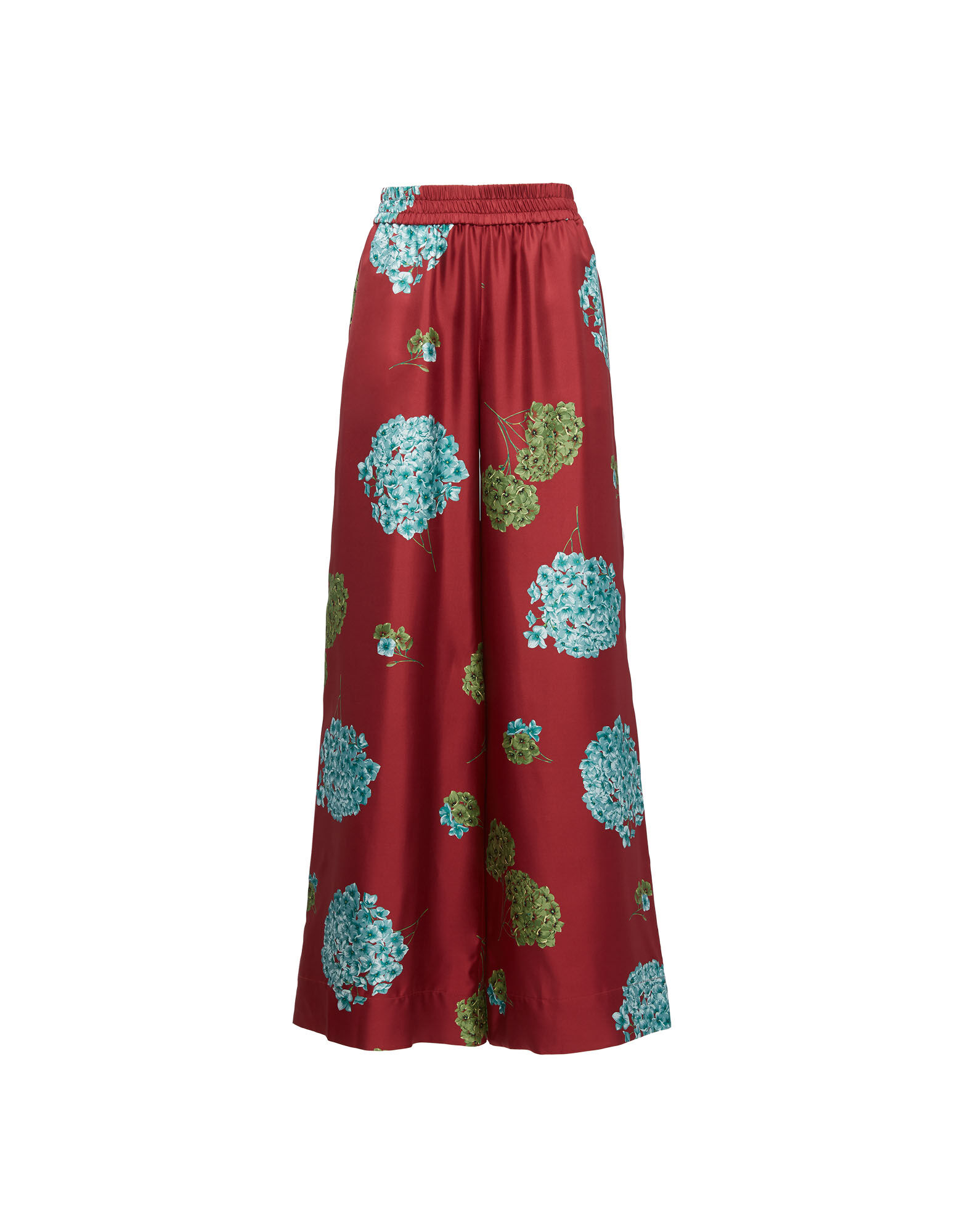 La DoubleJ Palazzo Pants Ortensia Bordeaux TRO0003SIL001ORT0004