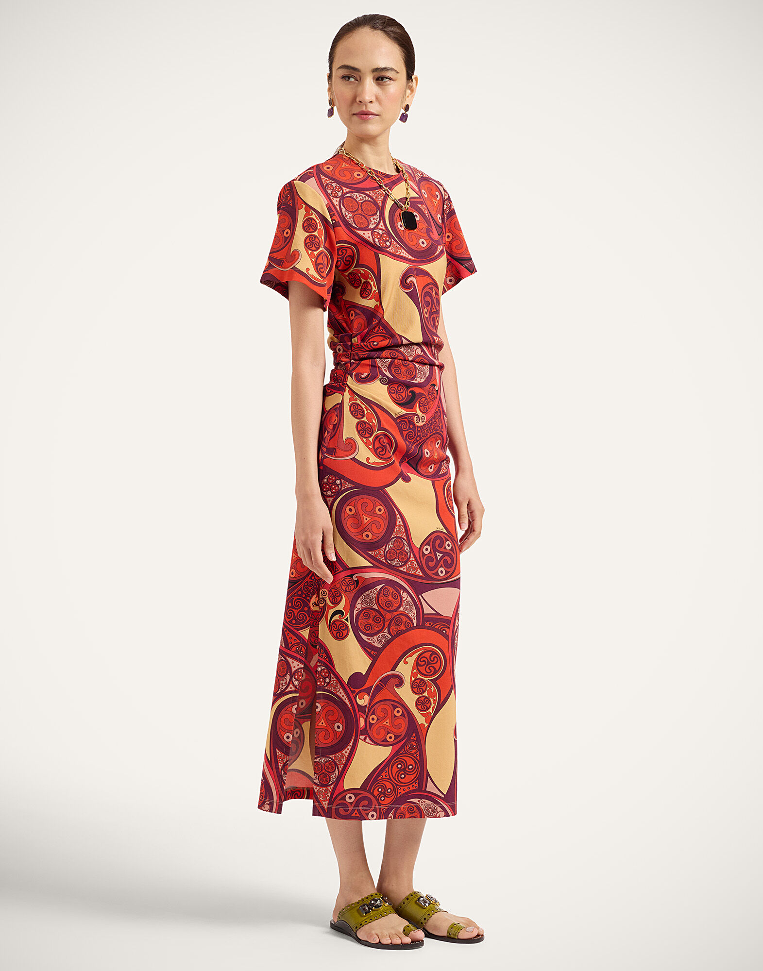 La DoubleJ Lela Dress Alchemy Red DRE0843WOL037ALC01RE01