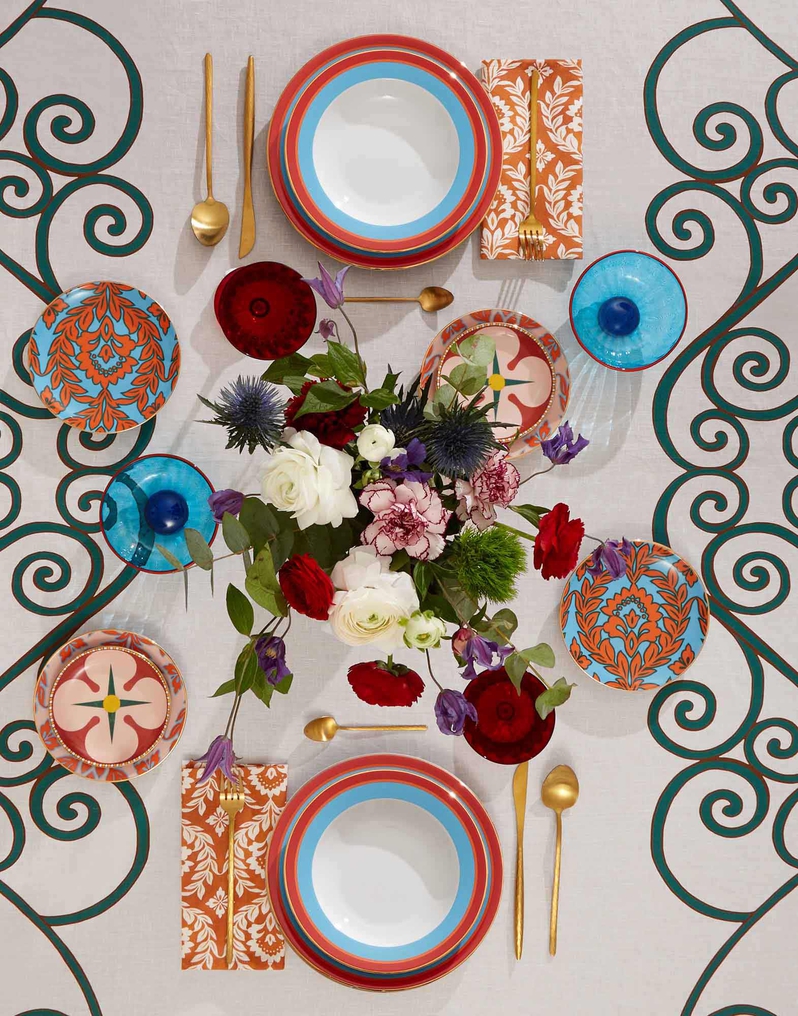 La DoubleJ Large Napkins Set Of 2 La DoubleJ Large Napkins Set Of 2 Siena Garland NAP0006LIN001GRL0013