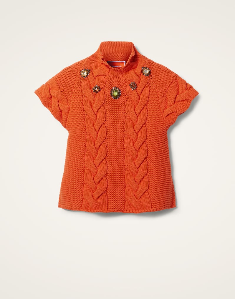 La DoubleJ Portrait Top La DoubleJ Portrait Top Solid Rust PUL0204KNI120VA272OR04