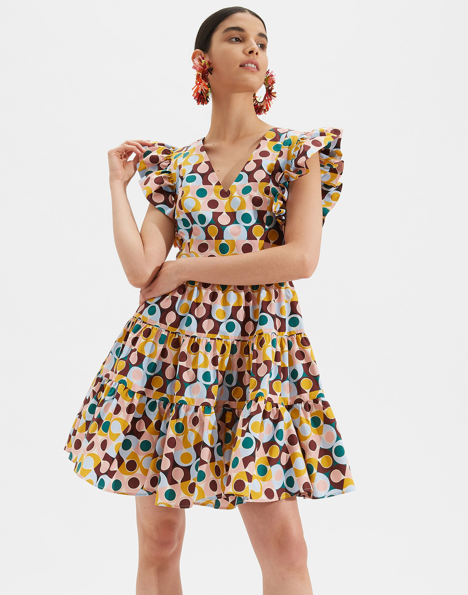 LaDoubleJ Honeybun Dress Gumball DRE0240COT001GUM0001