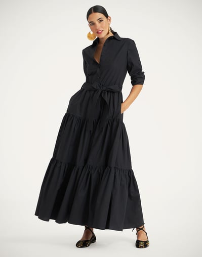 Bellini Dress in Solid Black for Women | La DoubleJ Bellini Dress in Solid Black for Women | La DoubleJ