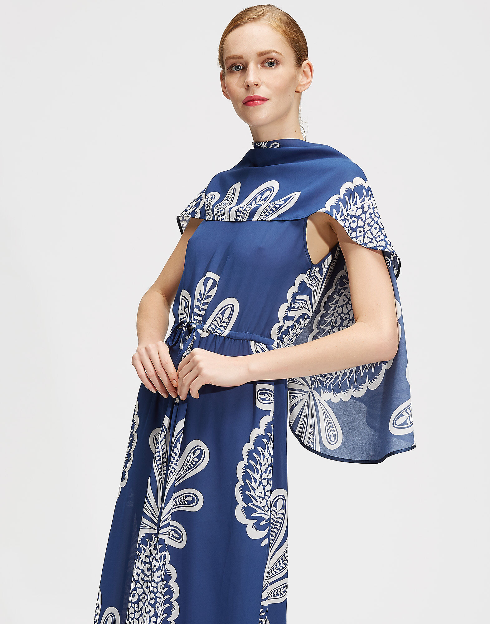 LaDoubleJ Bain Douche Dress Big Pineapple Blu DRE0151DBG001PNP0002