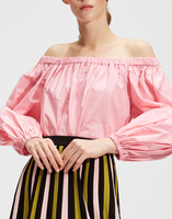 LaDoubleJ Paloma Shirt Solid Pink SHI0043COT001ROS0001