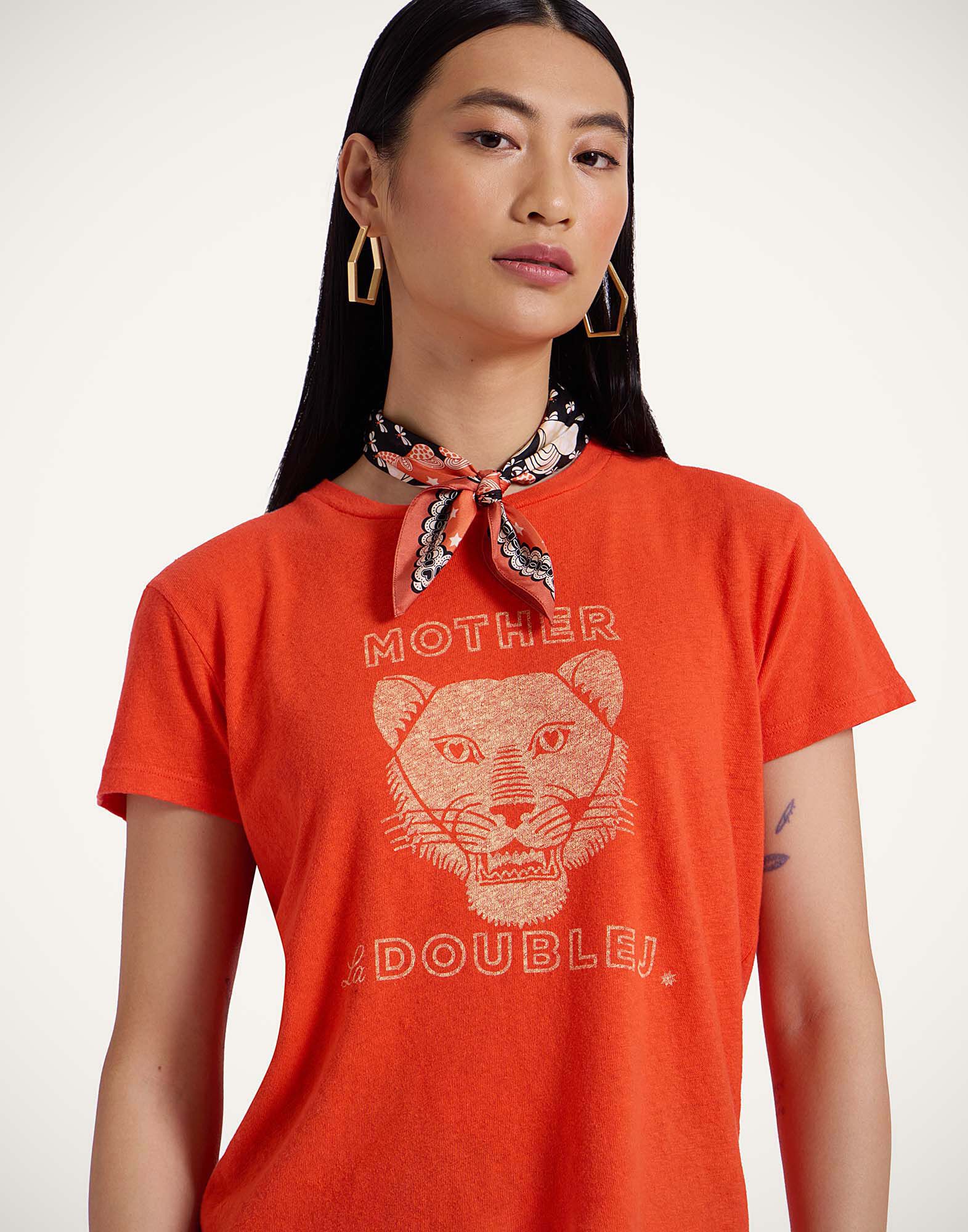 La DoubleJ The Sinful T-Shirt Playing Favorites Orange TSH0063JER059PLA08OR02