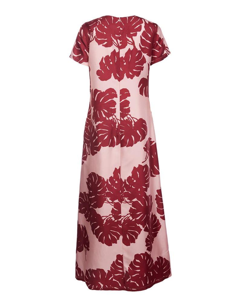 La DoubleJ Swing Dress La DoubleJ Swing Dress Monstera Rosa DRE0001SIL001MON0002