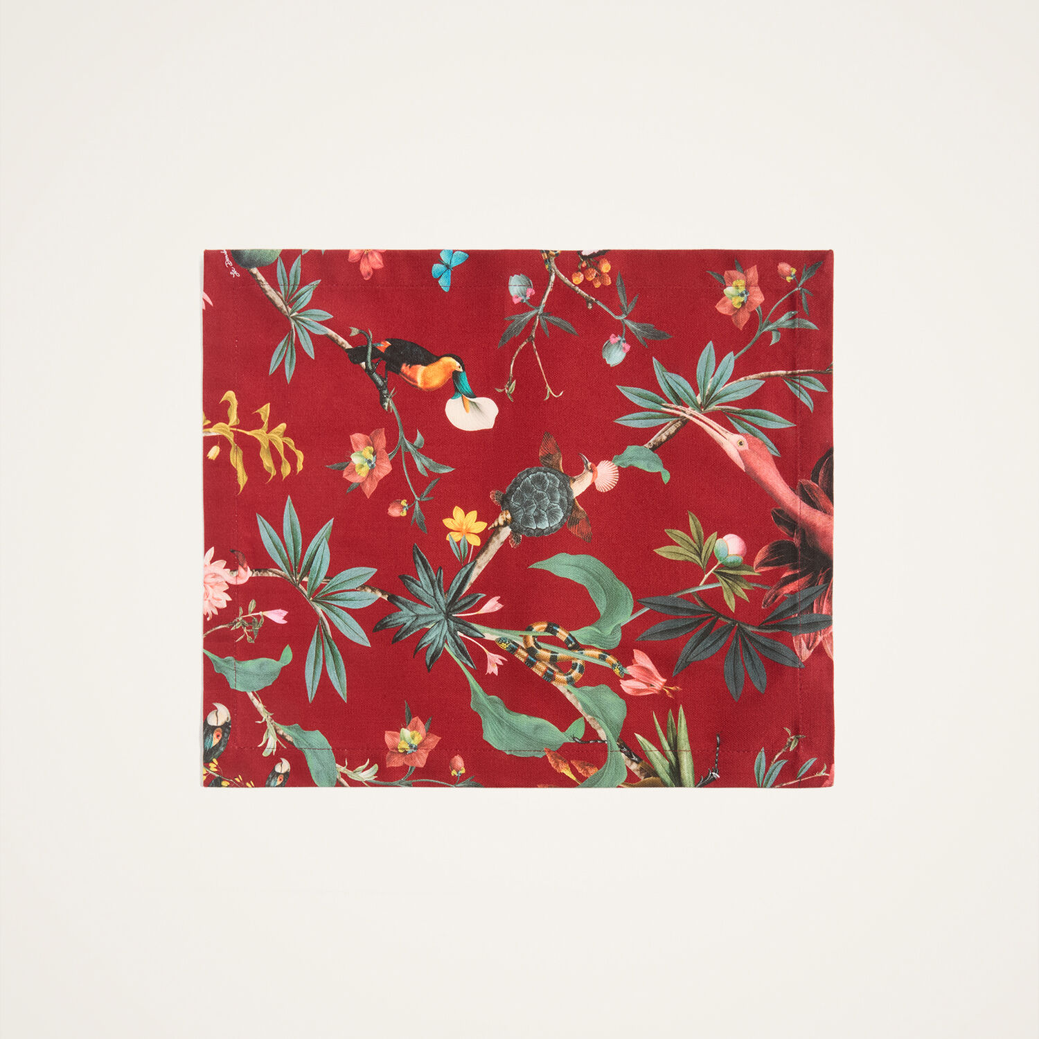 La Doublej Placemats Set Of 2 In Red